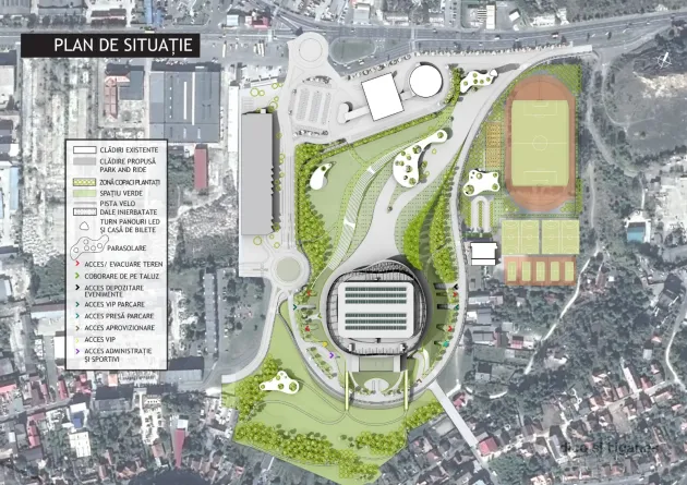 Primul document urbanistic pentru parcarea multietajată din Bartolomeu