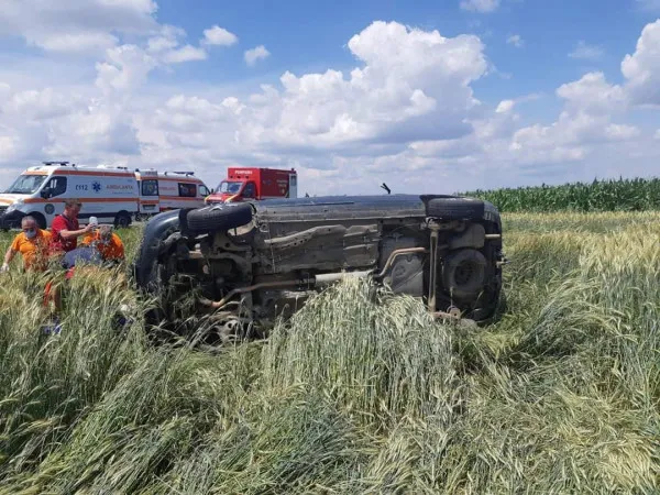 Plan Roşu de intervenţie pentru un accident cu 12 răniţi