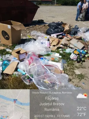 Şase cetăţeni amendaţi cu câte 2.000 de lei pentru că au aruncat gunoaie la întâmplare