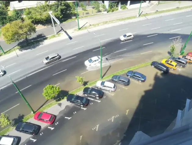 „Inundaţie controlată” în Centrul Civic