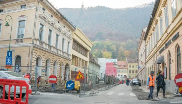 De astăzi se închide Apollonia Hirscher. Încep lucrările care o vor transforma în pietonal