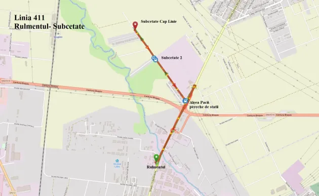 RATBV mai înființează două linii metropolitane. Linia 510: Triaj – Hărman Centru, linia 411: Rulmentul – Subcetate (Sânpetru)