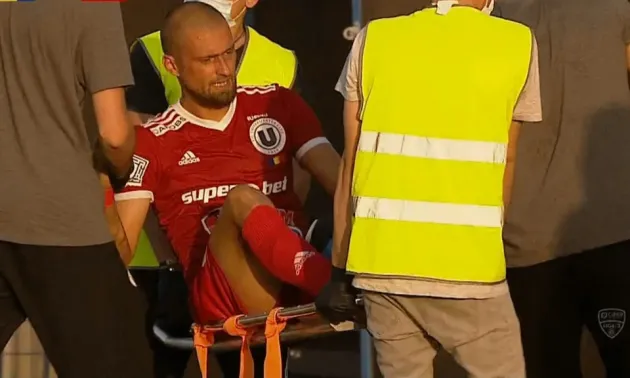 Tamaş, accidentare urâtă la primul meci pentru „U”