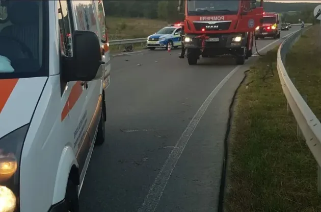 Carambol în 3 pe DN 1, la Predeal