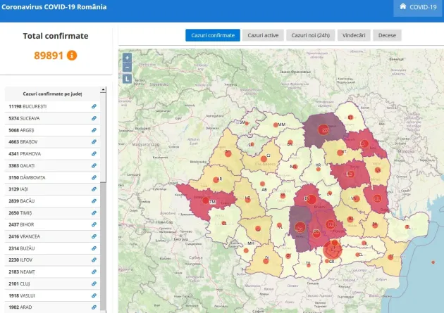 60 de noi cazuri de infectare Covid, la Brașov, în 24 de ore