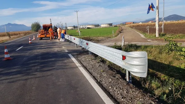 Încă un drum de acces închis între Hărman şi Braşov