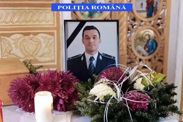 Drum lin, camarade! Subcomisarul Ionuţ Hanganu, condus azi pe ultimul drum