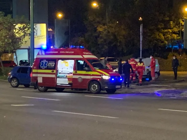 Un motociclist „cules” de pe Kogălniceanu