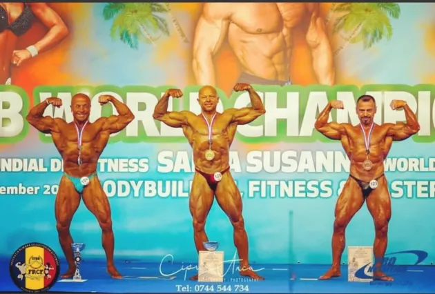 Ionuţ Caracudă, un braşovean de bronz la mondialele de culturism şi fitness