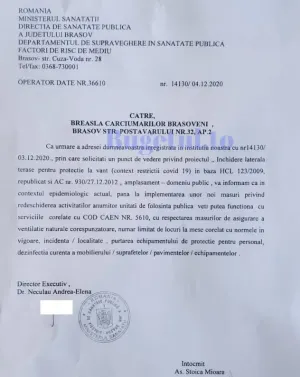Susanu se ia de cârciumarii din Braşov şi atrage atenţia că terasele acestora nu respectă legea