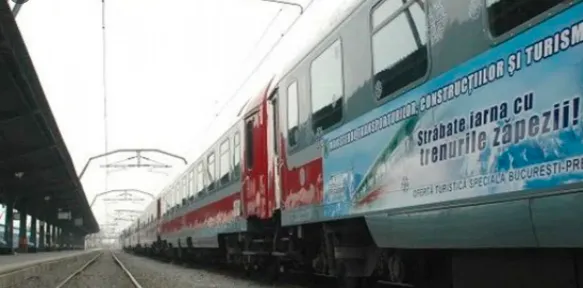 De ieri circulă „Trenurile Zăpezii”. Reducere de 25% de luni până joi