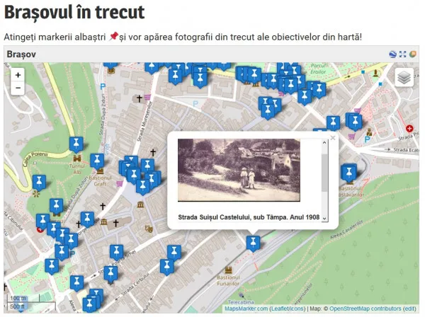 Prin Braşov, călător în timp