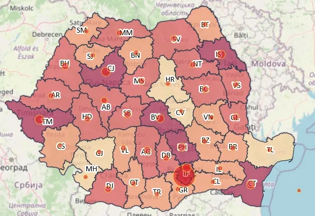 26.02 - 28.02, raport Covid: Cifre îngrijorătoare în weekend, la Braşov