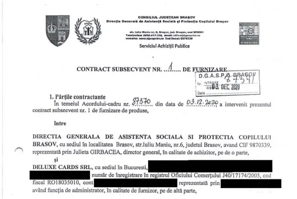 Iţele unui contract DGASPC sau când cumperi măşti de la o firmă  de invitaţii de nuntă
