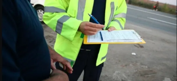 Permisul fals de Slovacia nu prea l-a ajutat