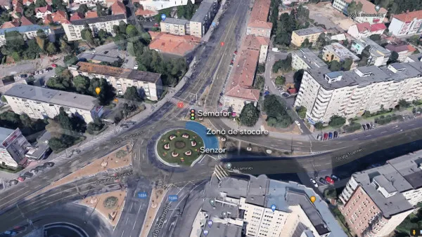 Giratoriul de la „Trei alimentare” va fi semaforizat. Decizia a fost luată de Comisia de Circulaţie a municipiului Braşov