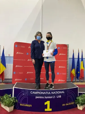 Emma Zach, campioană naţională la 400 metri în sală