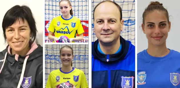 Doi antrenori de la Corona şi trei handbaliste, la naţionalele de junioare şi cadete