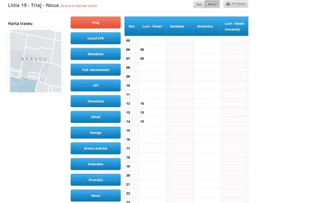 Am avut la Braşov: autobuzul fără călători şi o singură cursă pe zi