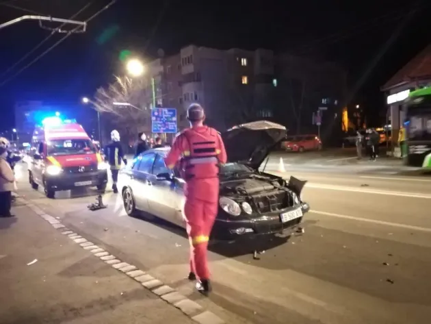 Zona Făget, blocată de un accident cu trei victime