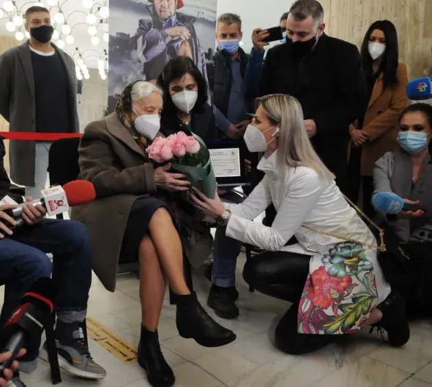 După vaccin, la 105 ani