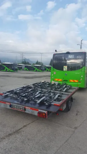 14 mai: Revin pe traseu autobuzele cu remorcă pentru biciclete