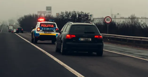 DN 11: El băut, maşina-n şanţ
