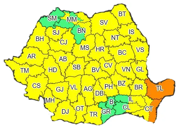 Ploi şi frig, şi astăzi