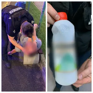 „Drogat din sticlă”, salvat în staţia de autobuz