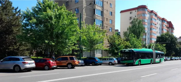 Linia RATBV 6, complet electrificată: Troleibuzele vor putea folosi linia de contact pe tot segmentul Saturn - Onix