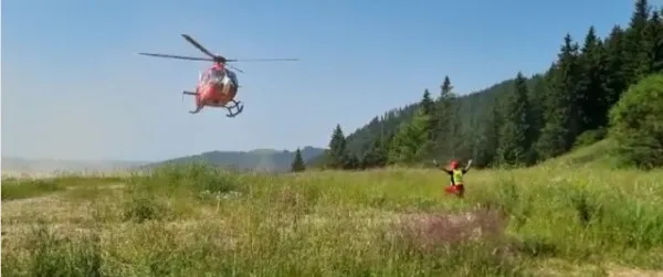 Căutat cu elicopterul prin munţi, era bine mersi în Gara Braşov