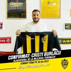 Cristi Burlacu, încă un sezon la SR