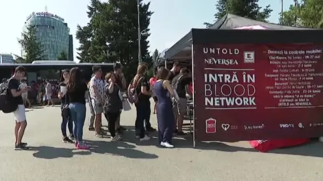 Caravana sângelui, în Braşov şi alte 10 oraşe: Un bilet de intrare la Untold şi 100 de lei de cheltuit la Kaufland
