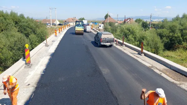 Din 1 septembrie se închide parțial podul din zona Hanul din Ardeal, de la ieșirea din Brașov