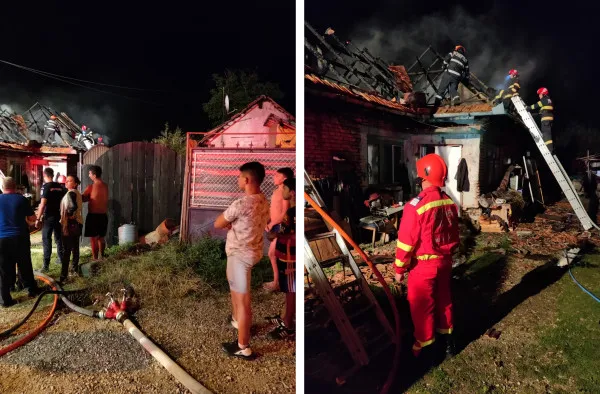 Foc la Săcele