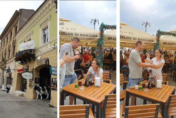 „Vrei să fii soţia mea?”: Strigat tare, la microfon, ca să audă toată Piaţa Sfatului