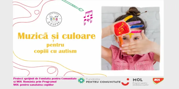 Muzică şi culoare pentru copiii cu tulburări din spectrul autist din Braşov
