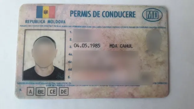 Prins la Râşnov cu permis fals de Republica Moldova