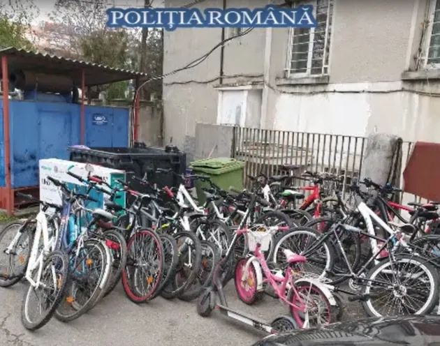 Ancheta „rulota prădată de două ori” i-a dus pe poliţişti la hoţii a 15 biciclete