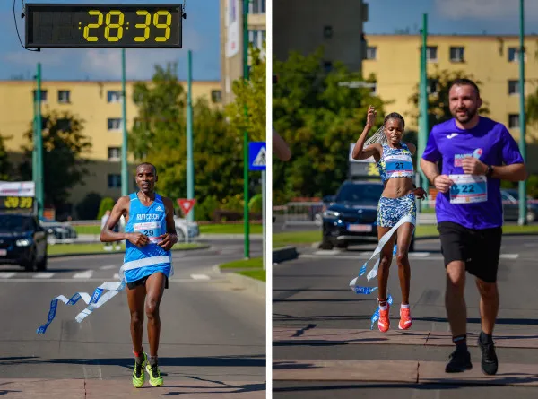 Veniţi din Kenya, au bifat recorduri de top mondial la 10K-ul de la Braşov