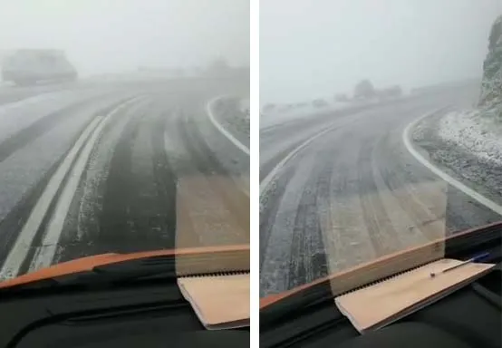 Primii fulgi de zăpadă au anunţat apropierea iernii