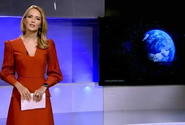 Din studioul TV, la „pupitrul” Forumului Oraşelor Verzi