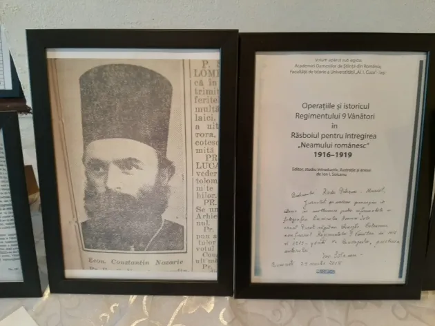 O expoziţie itinerantă dedicată preotului căpitan Gheorghe Cotenescu, al cărei curator este chiar nepotul acestuia, a ajuns la Braşov 