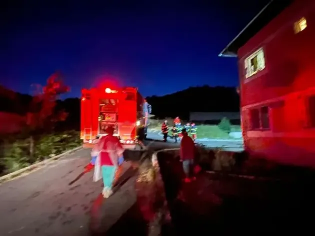 Incendiu la Spitalul de Psihiatrie Vulcan