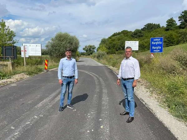 În grafic: Lucrările la drumul Rupea - Homorod – graniţa cu Harghita, verificate de Consiliul Judeţean Braşov