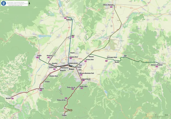 Gară în faţa aerogării: Aeroportul şi municipiul Codlea, legate de Braşov prin căi ferate electrificate