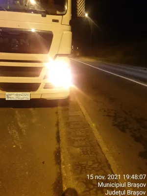 TIR-uri ilegale noaptea, prin Braşov