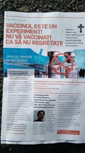 Noul Iad, propovăduit la Făgăraş: Păcătoşii care se vaccinează vor fi controlaţi de la distanţă