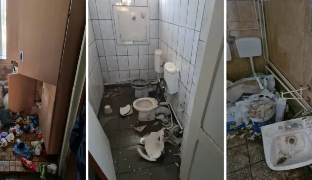 Creşă vandalizată de doi copii