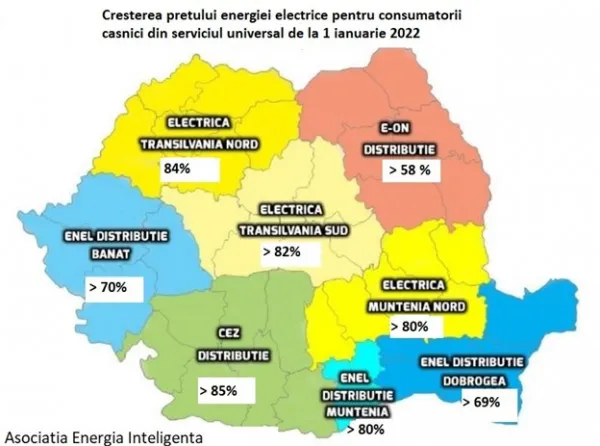 Braşovenii care au rămas cu tarif de serviciu universal la Electrica: +82%, de la 1 ianuarie